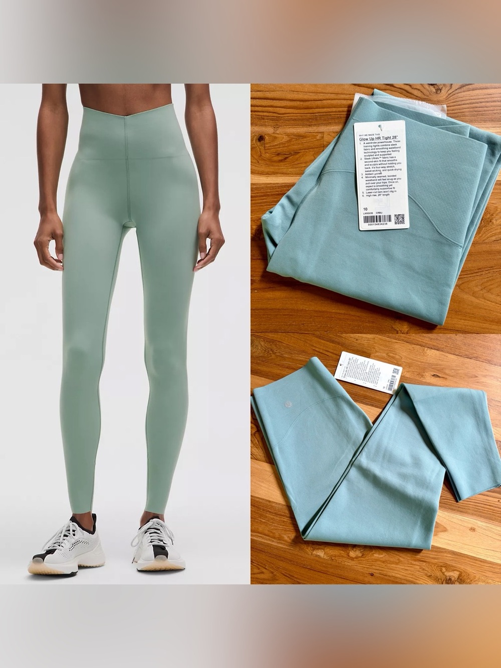 [NWT] lululemon Glow Up™ Super-High-Rise Tight 28" in Crater Blue, Size 10 (Med)